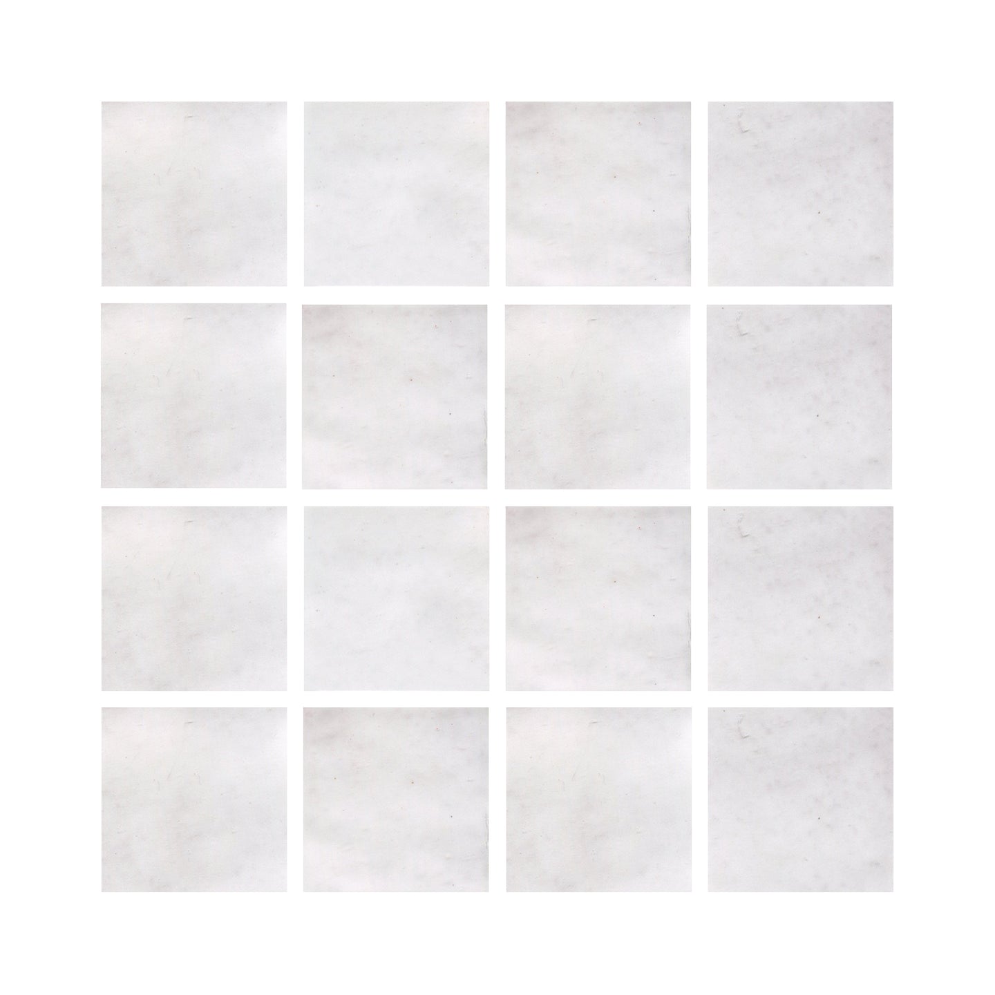 Marshmallow White Glaze in 3x3